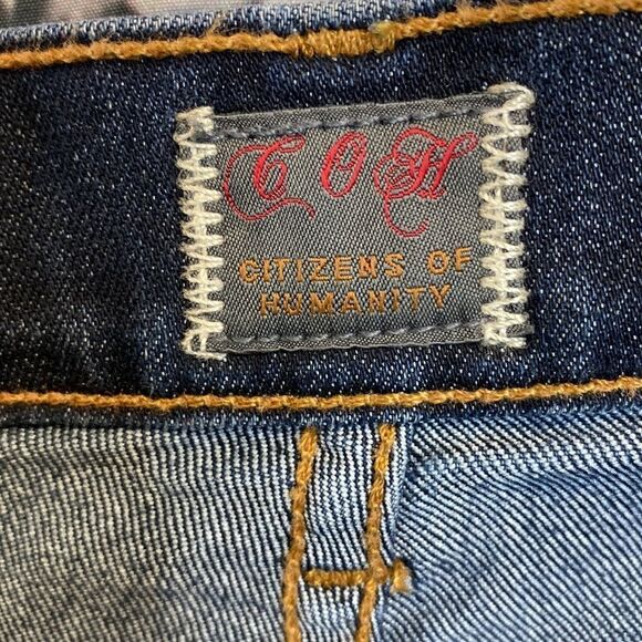 Citizens of humanity blue denim boot cut jeans - Picture 5 of 8